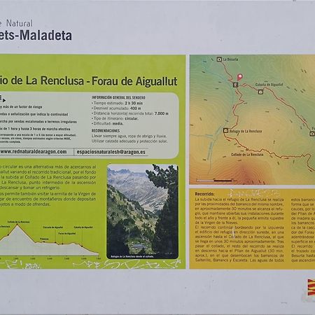 Apartamento El Refugio De Sara Benasque Buitenkant foto